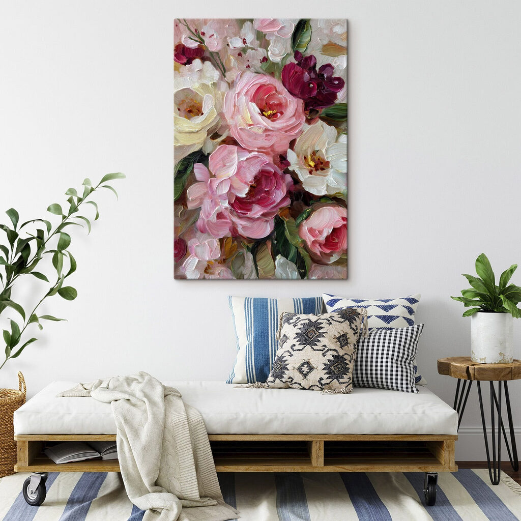 - Blossoming petals in soft hues - Blossoming petals in soft hues