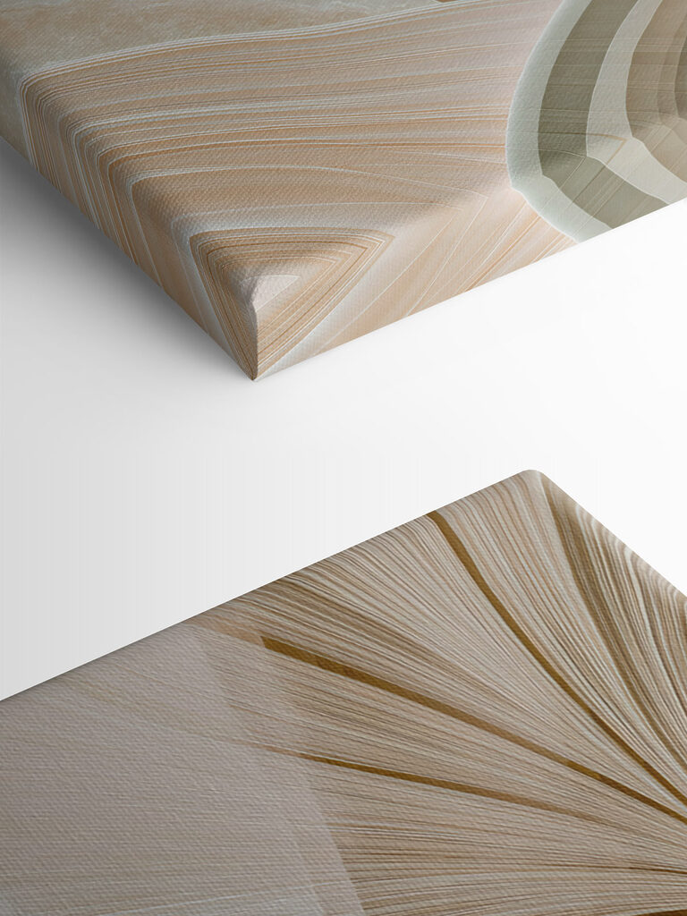Soft curves and gentle hues blend together Soft curves and gentle hues blend together