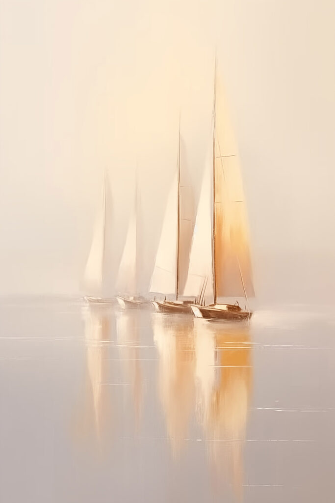 Group of sailboats on water