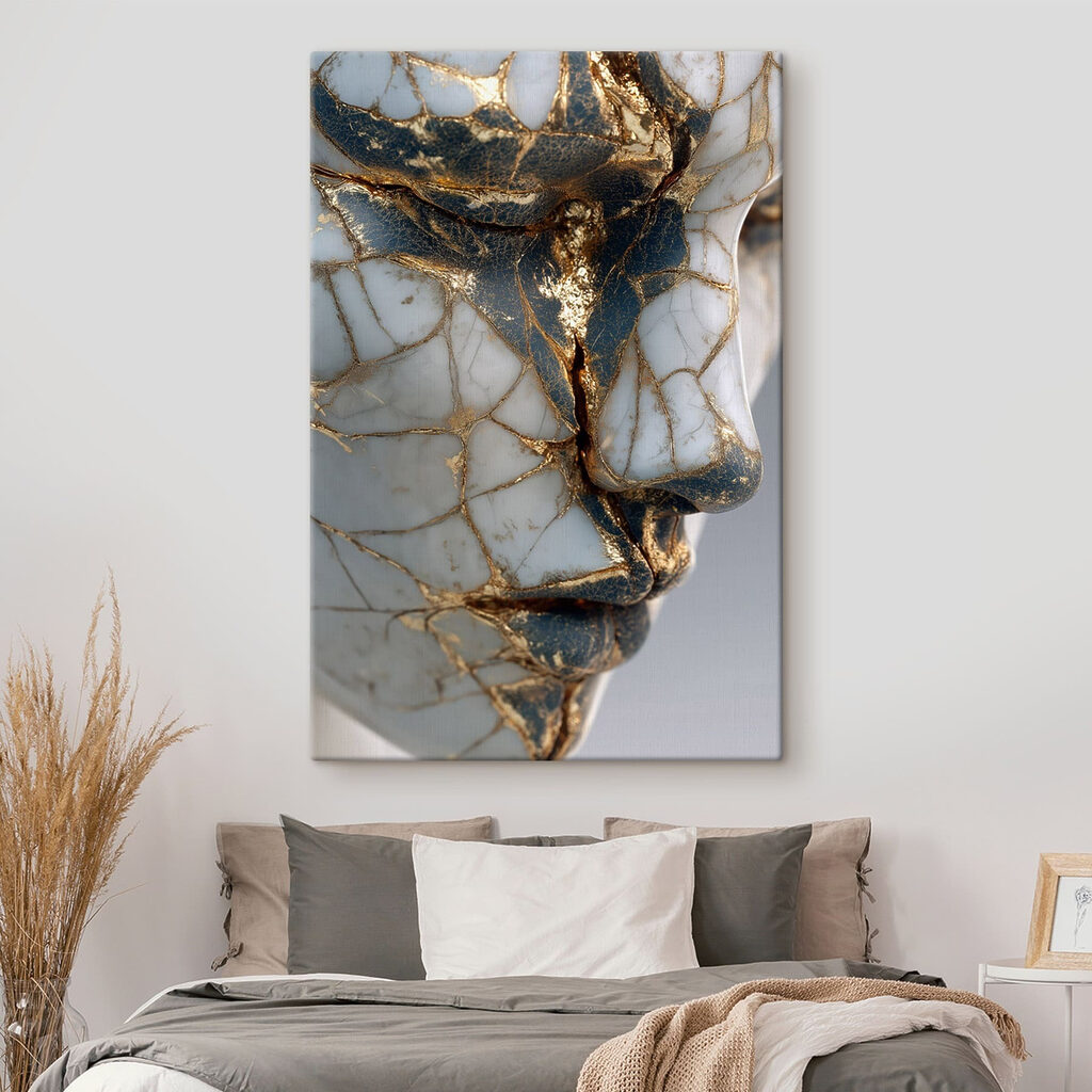 Artistic face with intricate details Artistic face with intricate details
