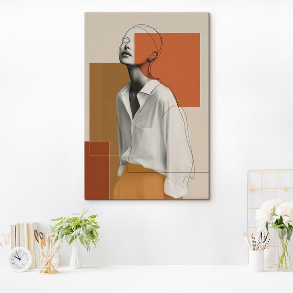 Obraz Kobieta w białej bluzce (SKU: s49319) Obraz Obraz Kobieta w białej bluzce (SKU: s49319)