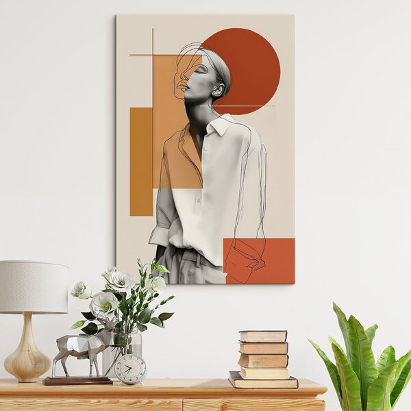 Obraz Kobieta w białej bluzce (SKU: s49318) Obraz Obraz Kobieta w białej bluzce (SKU: s49318)