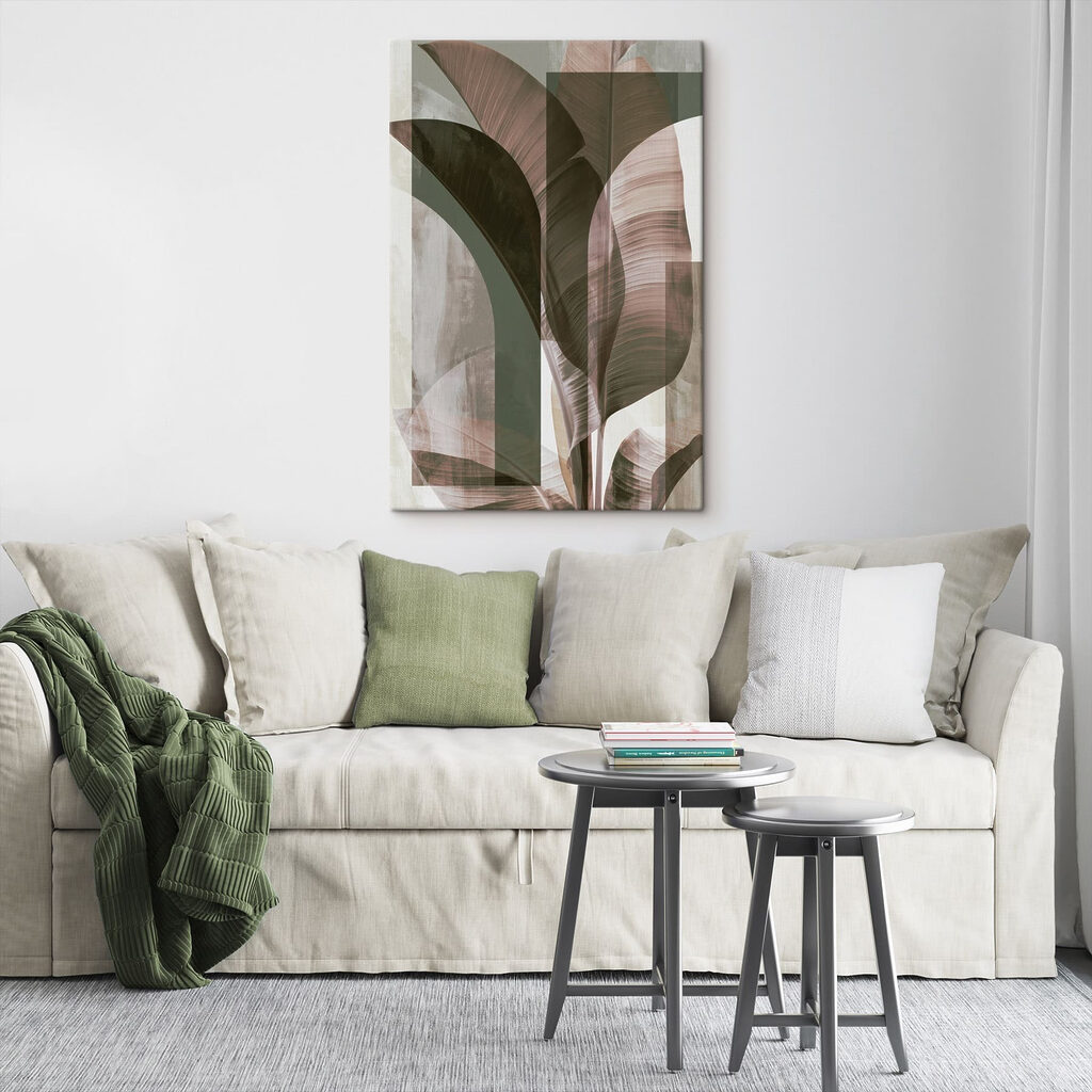- Elegant leaves in soft tones - Elegant leaves in soft tones