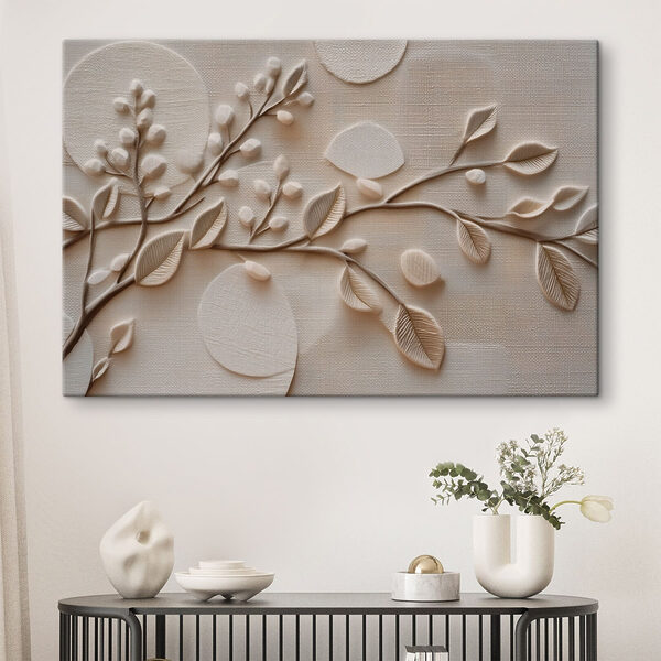 Nature-inspired textured wall art Nature-inspired textured wall art