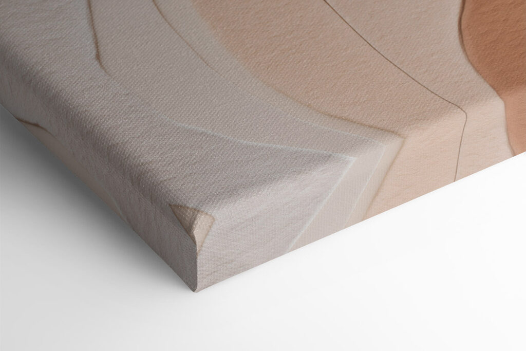 Flowing layers of soft hues