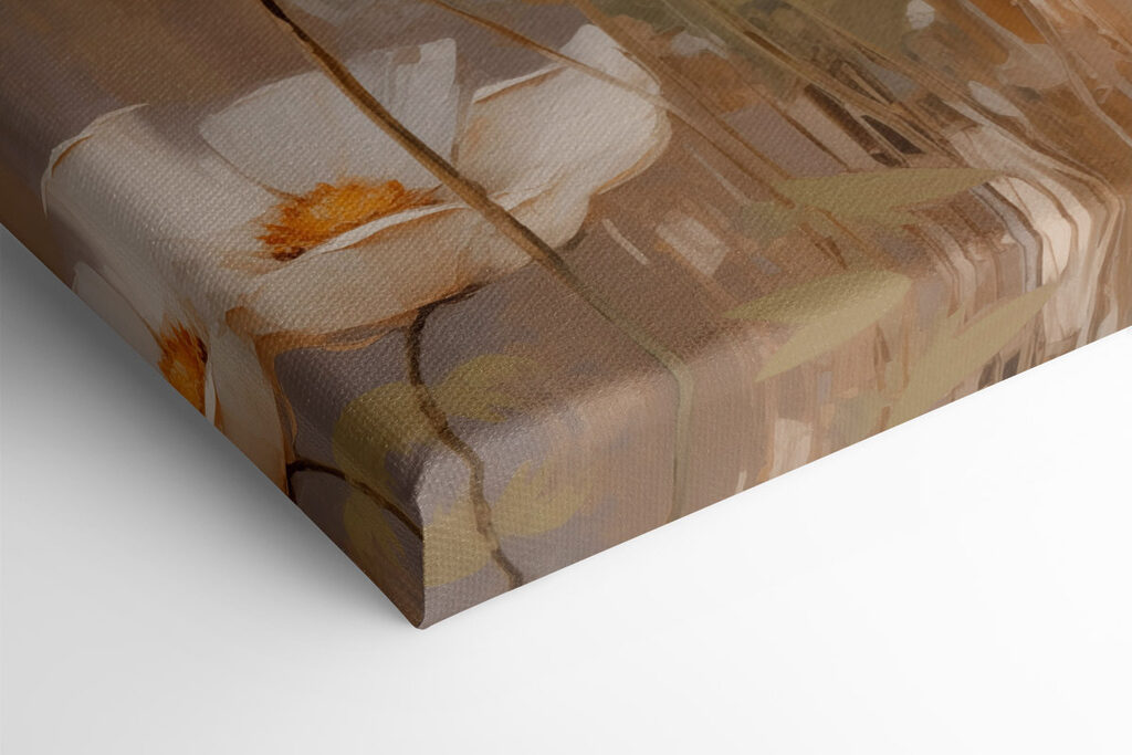 Painting of white flowers