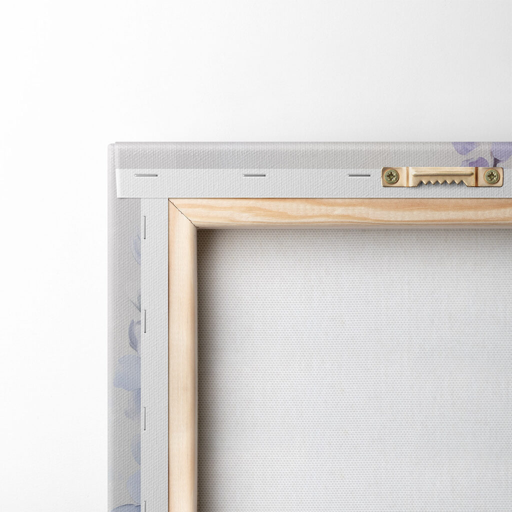 Painting of flowers on a white surface Painting of flowers on a white surface