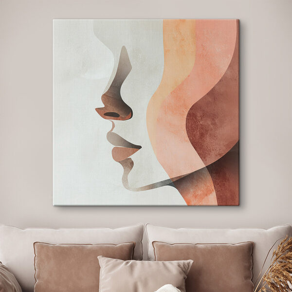 Profile of a woman