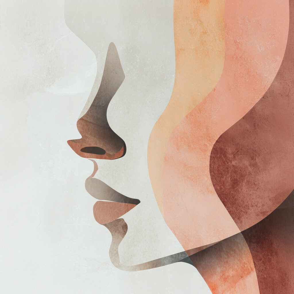 Profile of a woman