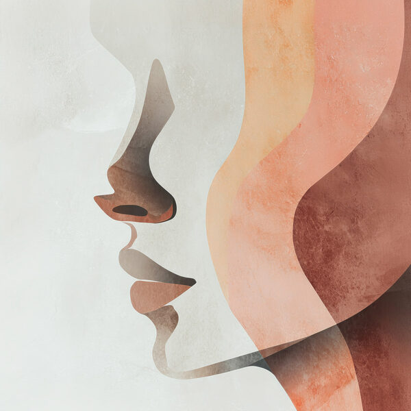 Profile of a woman