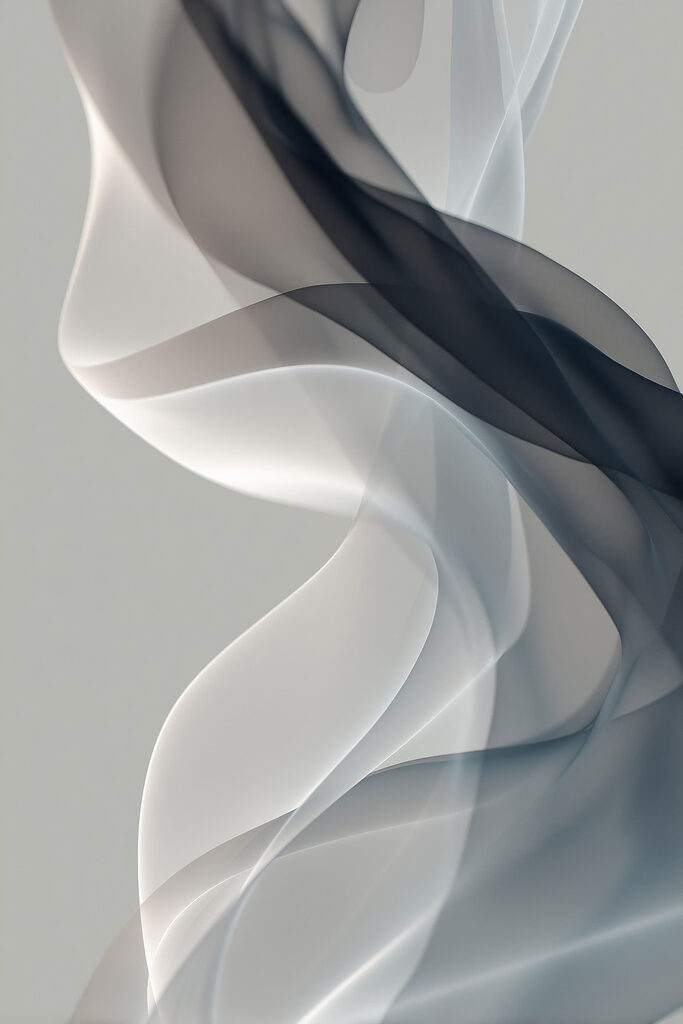Black and white smoke