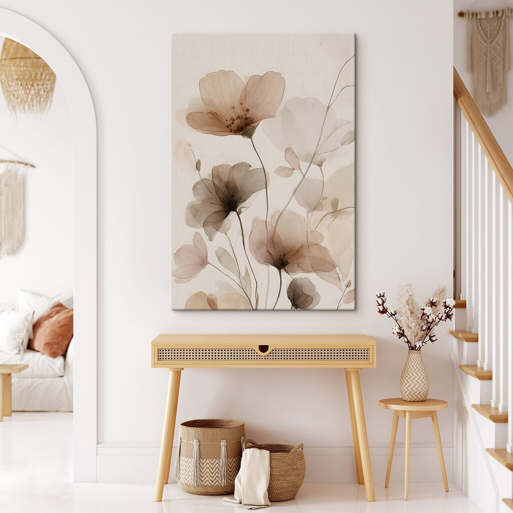 Delicate blooms in soft pastel hues Delicate blooms in soft pastel hues