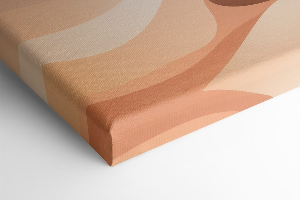 Soft waves of warm hues Soft waves of warm hues