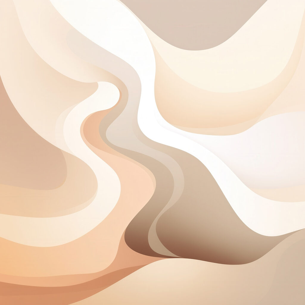 Soft waves of warm hues Soft waves of warm hues