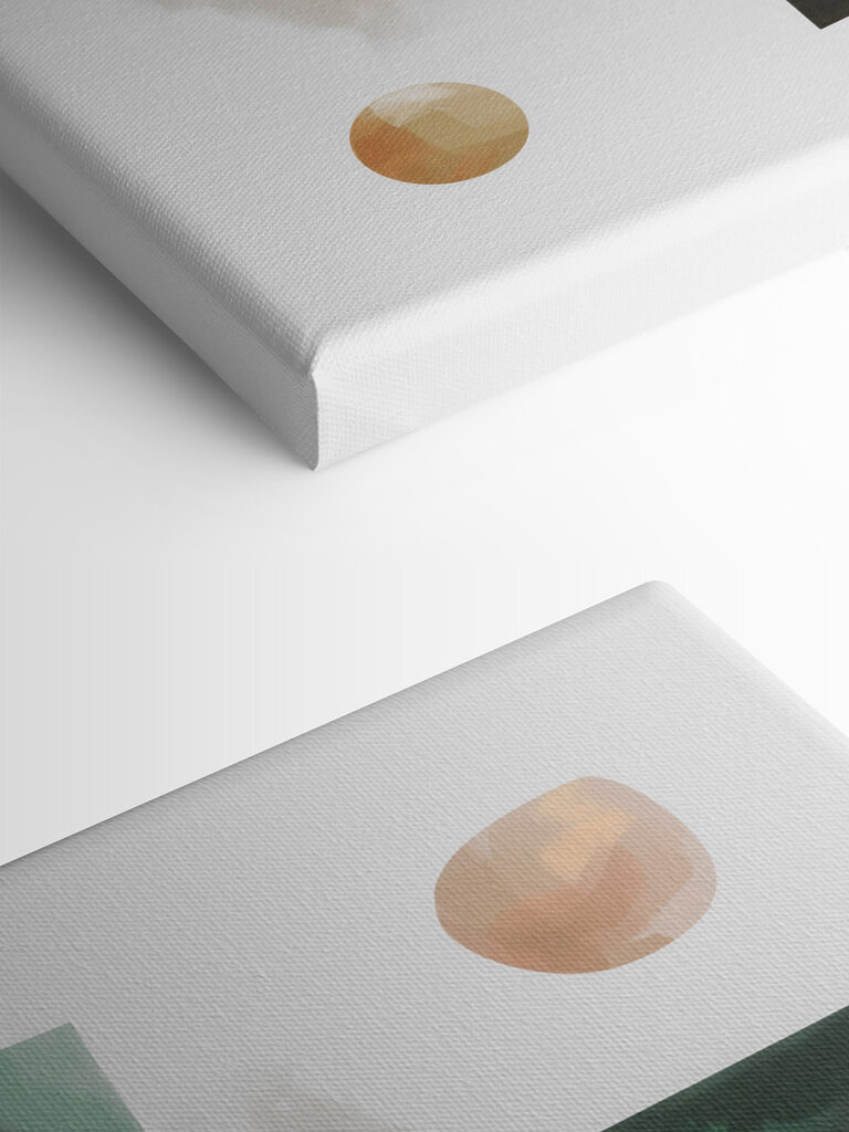 Painting of different shapes and colors Painting of different shapes and colors
