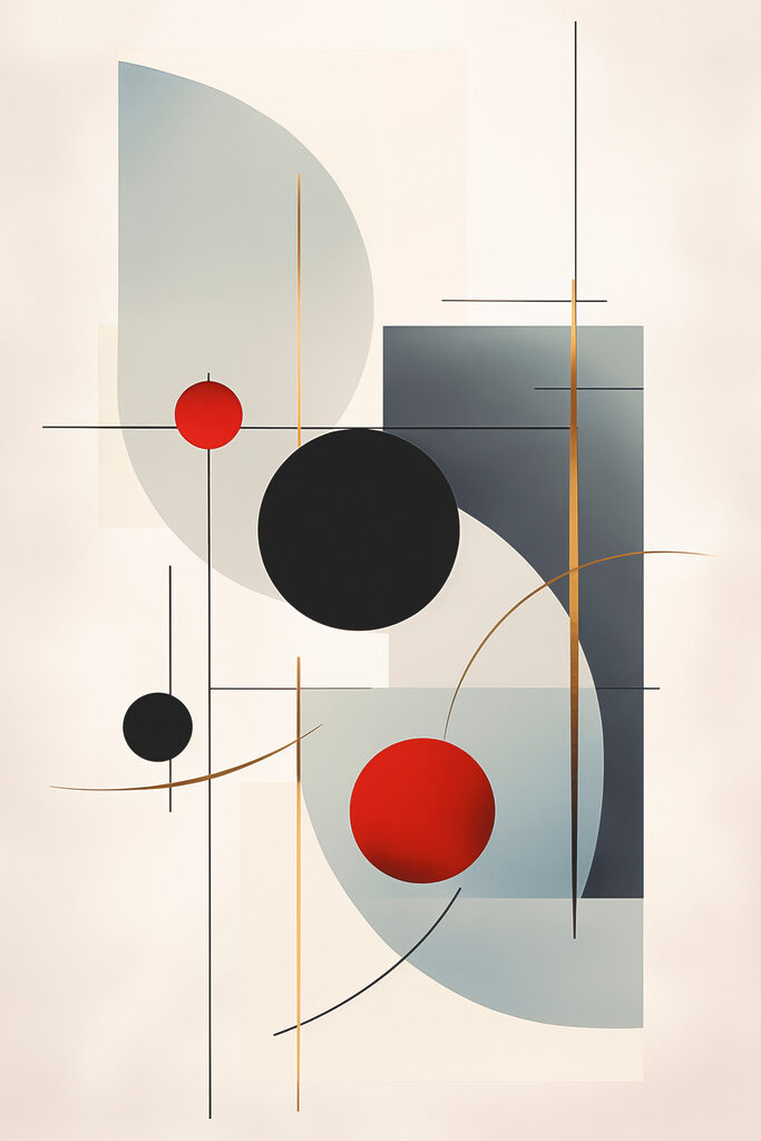 Black red and grey circles and squares Black red and grey circles and squares