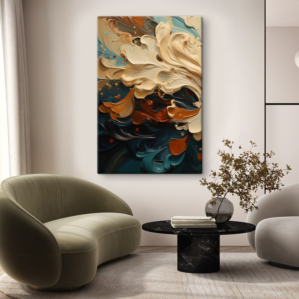 - Flowing colors in dynamic harmony - Flowing colors in dynamic harmony