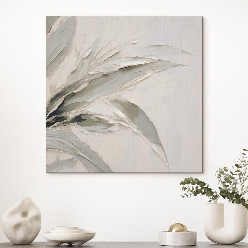 Elegant leaves in soft tones Elegant leaves in soft tones