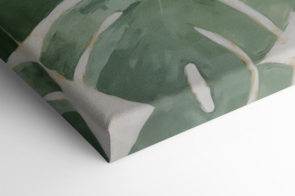 Painting of a large leaf