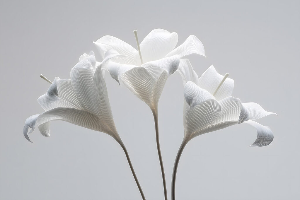 Group of white flowers