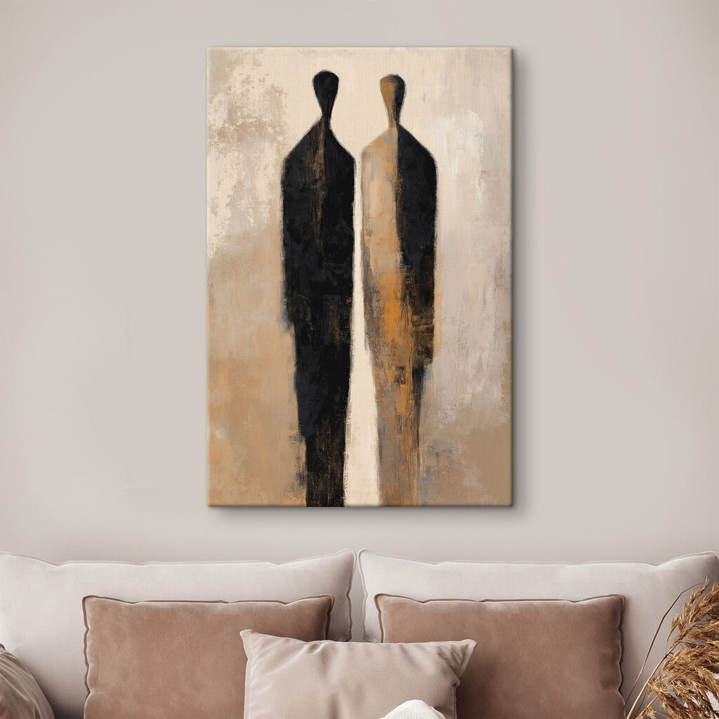 Black and brown suit