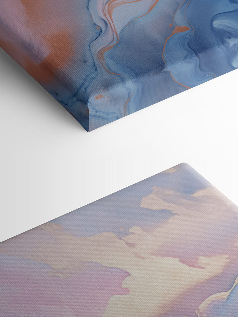 Serene swirls of color and movement