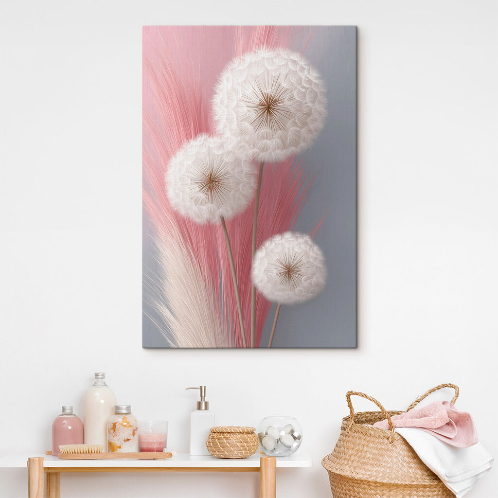 Group of white fluffy flowers Group of white fluffy flowers