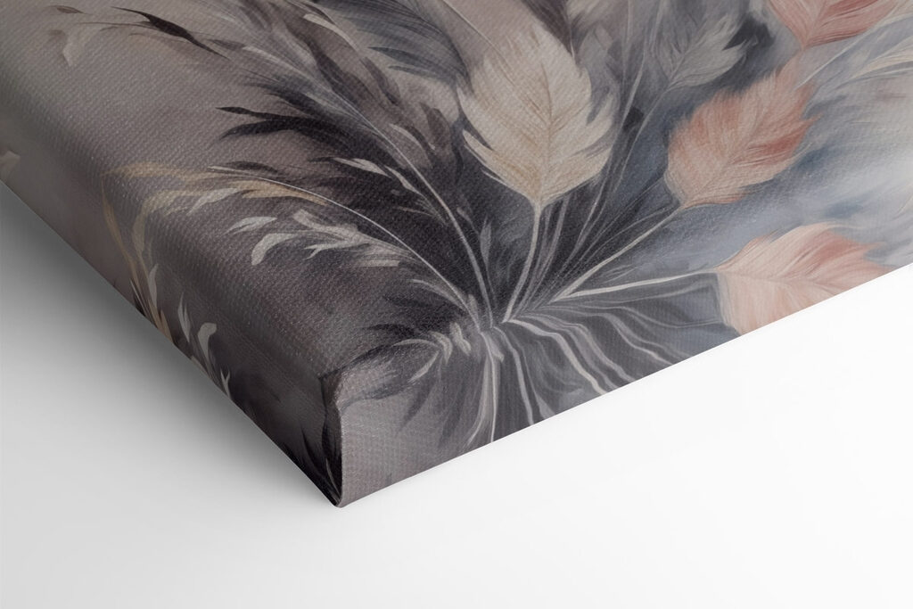 Painting of feathers