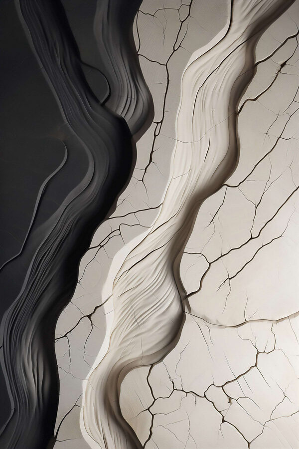 Flowing Patterns in Neutral Tones