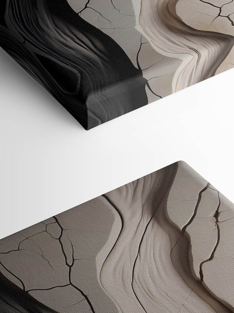 Flowing Patterns in Neutral Tones