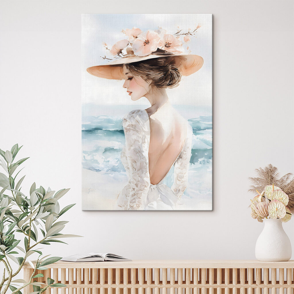 Woman wearing a hat