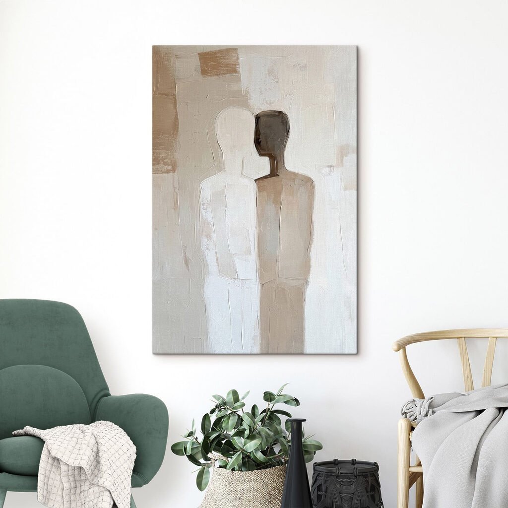 Painting of two people