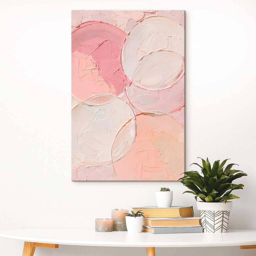 Soft hues in gentle brushstrokes