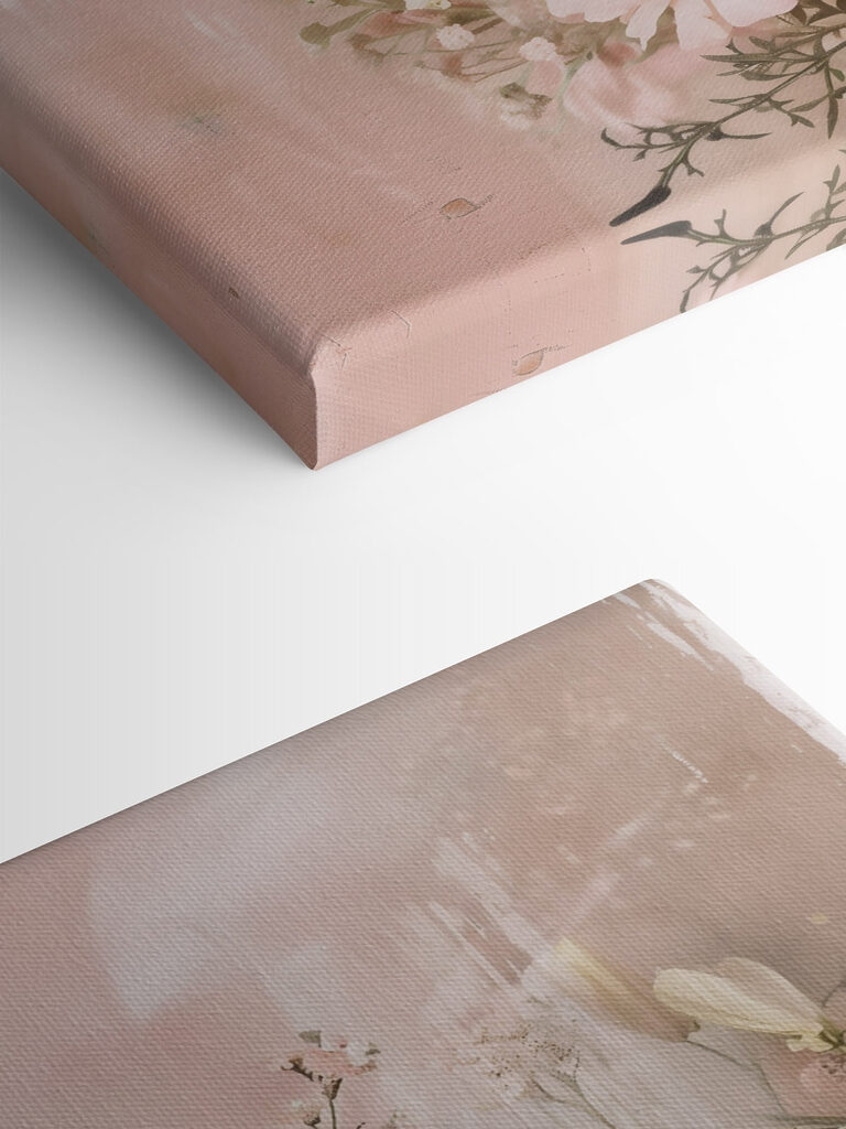 Delicate blooms on a soft backdrop