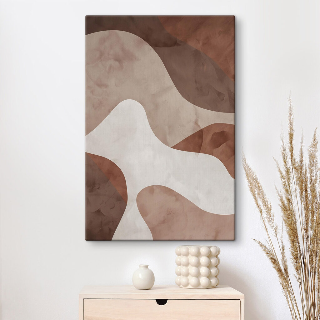 Brown and white wall Brown and white wall