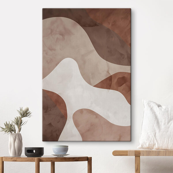 Brown and white wall Brown and white wall