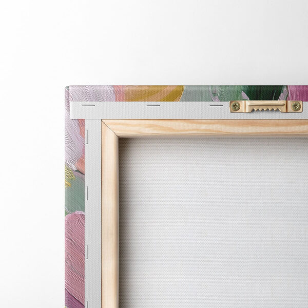 Bright blossoms in soft pastel hues