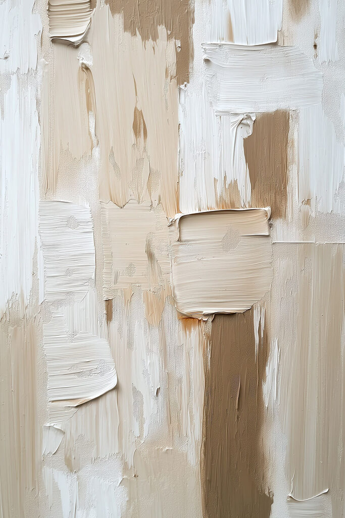 Abstract layers of neutral tones