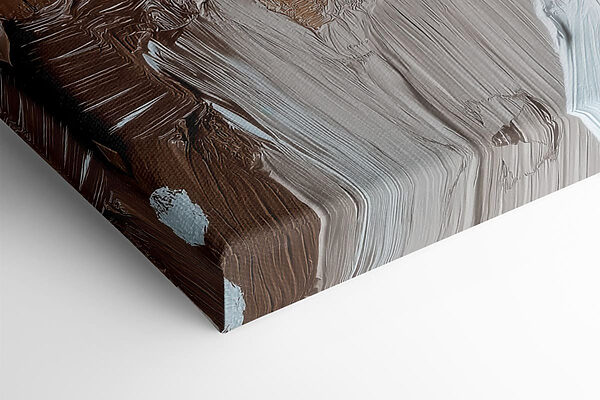 Abstract strokes of earthy tones