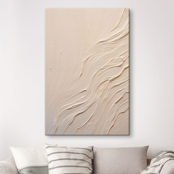 White surface with wavy lines White surface with wavy lines