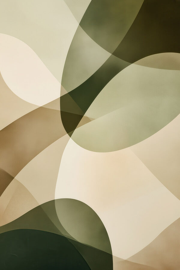 Soft curves in earth tones blend Soft curves in earth tones blend