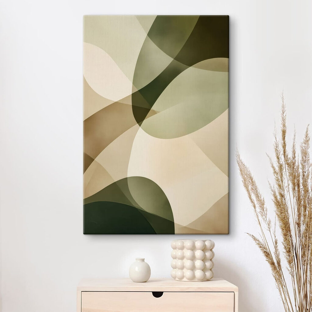 Soft curves in earth tones blend Soft curves in earth tones blend