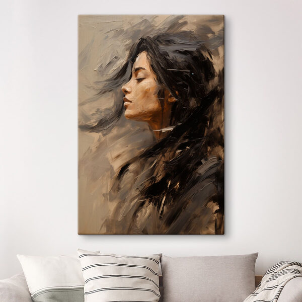 Profile of serenity and strength
