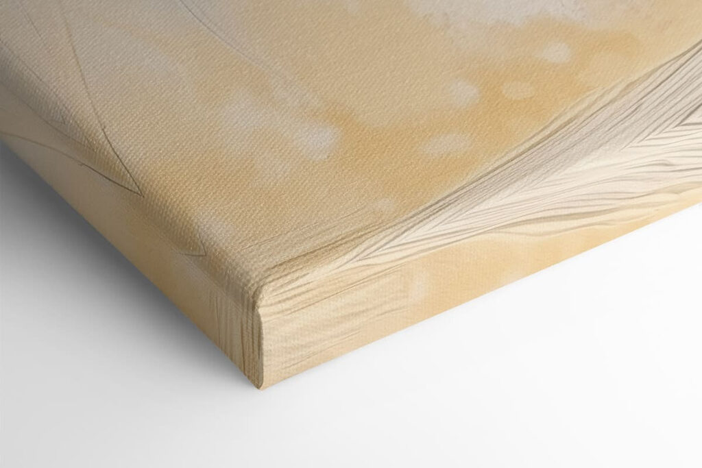 White and tan wall