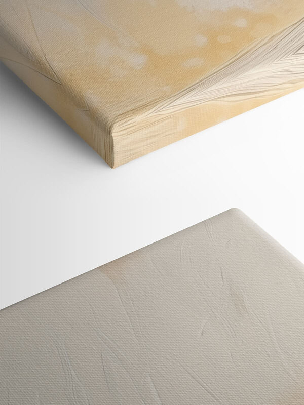 White and tan wall