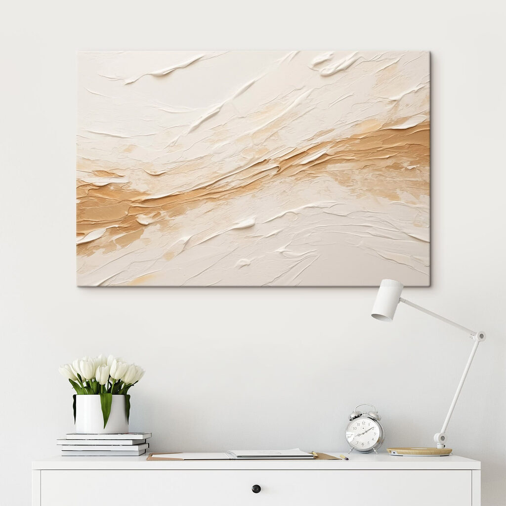 Soft tones create calming texture