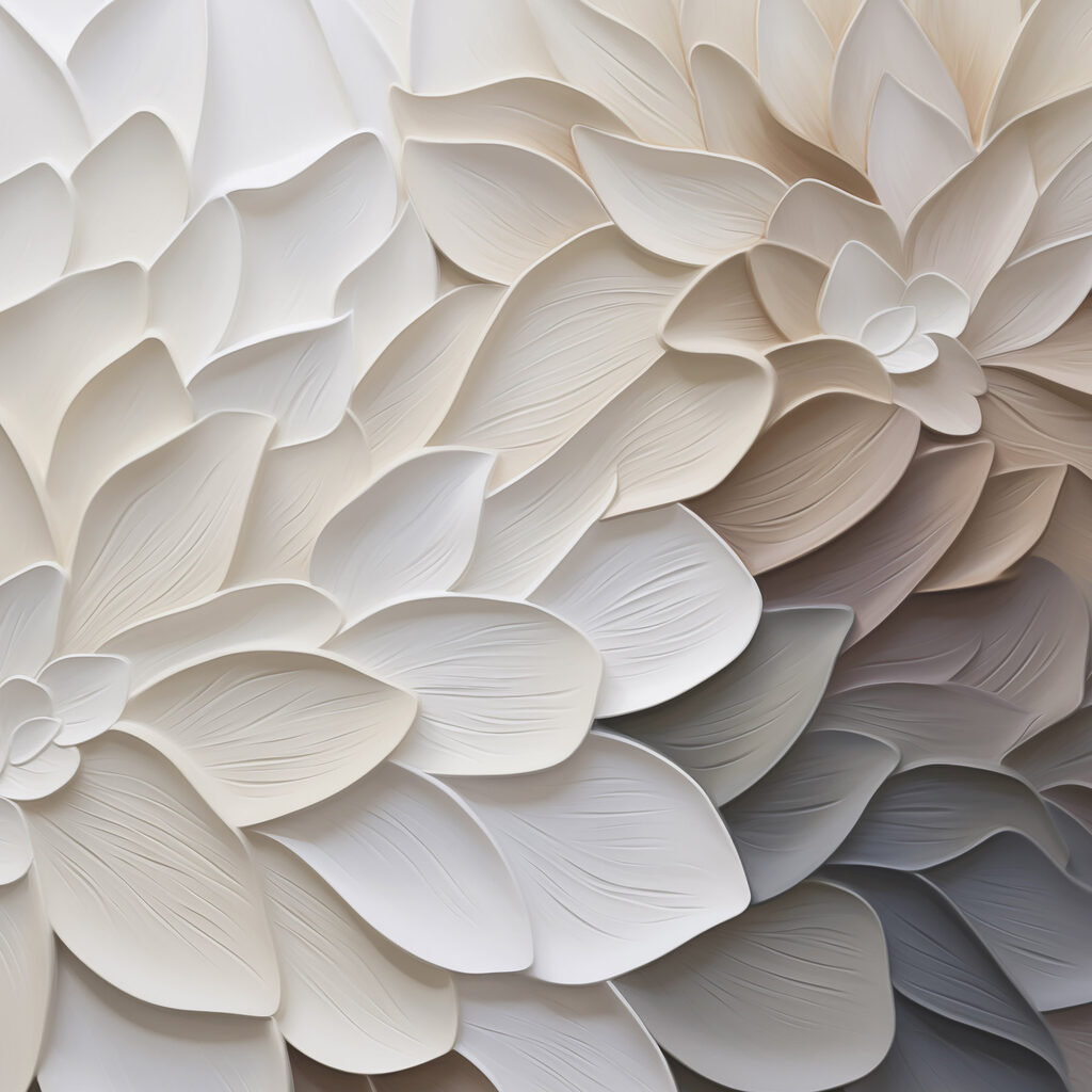 Delicate layered petals in soft hues Delicate layered petals in soft hues