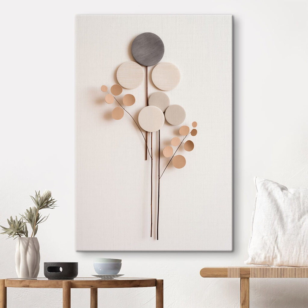 Group of circles on a stem