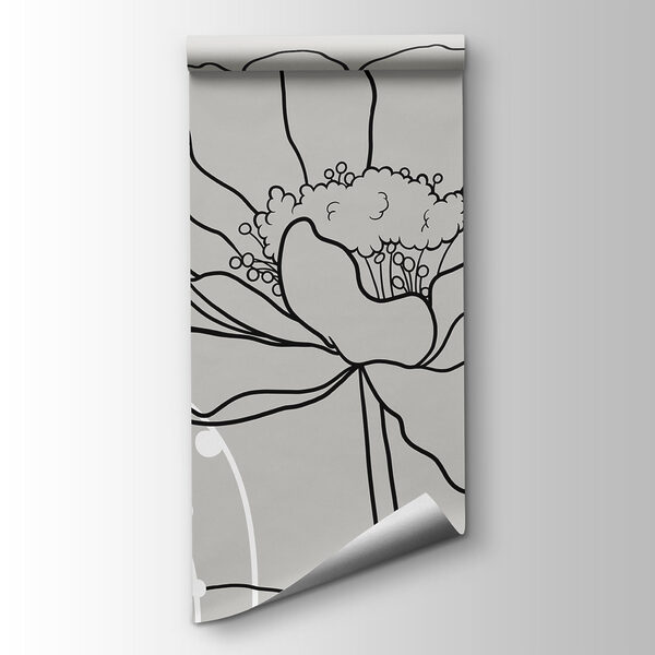 Drawing of flowers and leaves Drawing of flowers and leaves