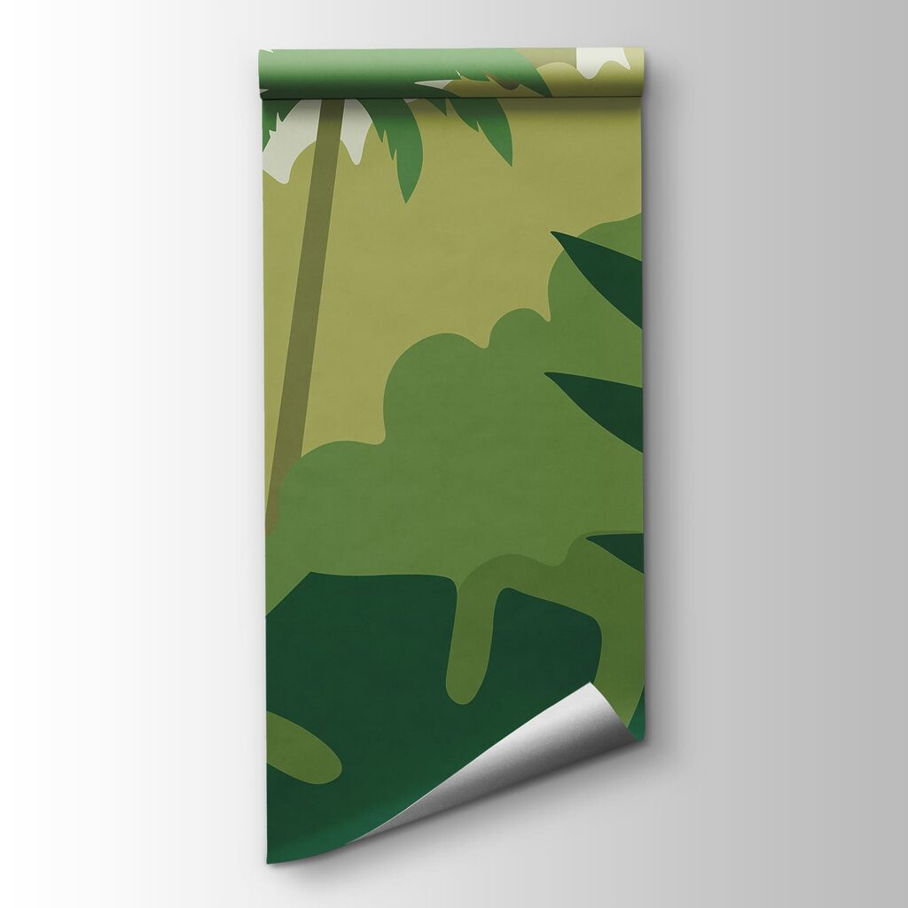 Cartoon of a forest Cartoon of a forest